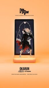 Dandadan Neon Figur 1/9 Okarun 25 cm