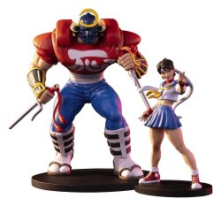 Street Fighter Street Jam Statuen 1/10 Sakura & Sodom 22 cm