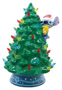 Disney Keramik-Weihnachtsbaum mit Lichtern Stitch 30 cm