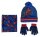 Marvel 3er-Set Beanie, Schlauchtuch Snood & Handschuhe Spider-Man