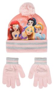 Disney Princess 2er-Set Beanie & Handschuhe