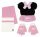 Disney 3er-Set Beanie, Schal & Handschuhe Minnie Mouse