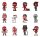 Marvel Comics Mystery Minis Minifiguren 5 cm Deadpool Series 5 Display (12)