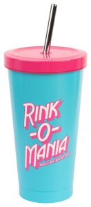 Stranger Things Becher mit Strohhalm Rink-O-Mania 550 ml
