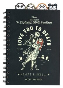 Nightmare Before Christmas Projekt Notizbuch A5