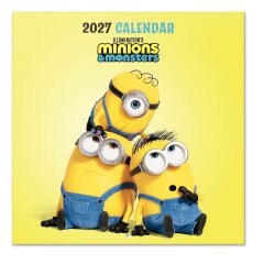 Minions Wandkalender 2027 30 x 30 cm
