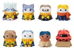 Gundam Mega Cat Project Minifiguren Nyandam We are the Principality of Zeon! Blind Box Sortiment (8) (Repeat)