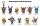 Five Nights at Freddys 3D PVC-Taschenanhänger Serie 1 Display (24)