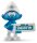 Die Schlümpfe Mini-Figur Schlumpf mit Schild (Keep on Smurfin) 5 cm