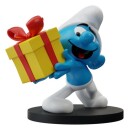 Die Schlümpfe Statue Jokey-Schlumpf mit Geschenk 10 cm