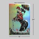 DC Comics Kunstdruck Harley Quinn (Exclusive Edition) 41 x 61 cm - ungerahmt