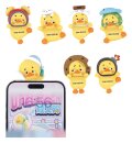 Upset Duck: Status Display Duck Blind Box Figur 5 cm...