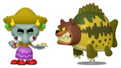 SpongeBob Schwammkopf POP! Animation Vinyl Figur 2er-Pack Squidward & Sea Bear 9 cm