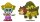 SpongeBob Schwammkopf POP! Animation Vinyl Figur 2er-Pack Squidward & Sea Bear 9 cm
