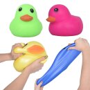 Squishy Dehnbare Figuren Ente 4er-Sortiment 15 cm Display...