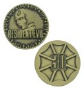 Resident Evil Sammelmünze 30th Anniversary Antique Brass Edition