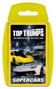 Super Cars Kartenspiel Top Trumps *Deutsche Version*