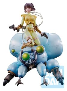 The Ghost in the Shell Ichibansho PVC Figur Motoko Kusanagi & Fuchikoma Vers. Blue 22 cm