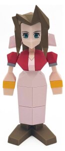 Final Fantasy VII Polygon Vinyl Figur Aerith Gainsborough 14 cm