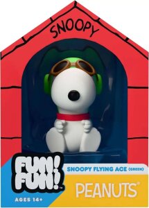 Vintage Peanuts Fun! Fun! Minifigur Snoopy (Green Hat Flying Ace)