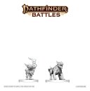 Pathfinder Battles Deep Cuts Miniatur unbemalt Goblin Commando & Goblin Dog 13 cm