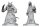 Pathfinder Battles Deep Cuts Miniatur unbemalt Zyss & Aapoph Serpentfolk 13 cm