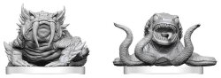 Pathfinder Battles Deep Cuts Miniatur unbemalt Bogwid & Slurk 13 cm