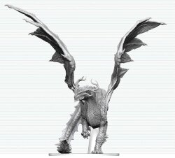 Dungeons & Dragons Nolzurs Marvelous Miniatures Miniatur unbemalt Adult Spirit Dragon 24 cm