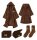 Star Wars Fleece-Umhang & Socken Geschenkset