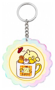 Sanrio Acryl-Schlüsselanhänger Pompompurin 30th Anniversary Squishy Cute Purin 02