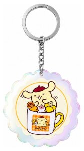 Sanrio Acryl-Schlüsselanhänger Pompompurin 30th Anniversary Squishy Cute Purin 01
