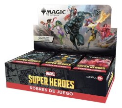 Magic the Gathering Marvel Super Heroes Play-Booster Display (30) spanisch