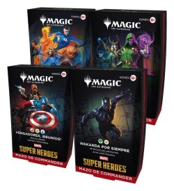 Magic the Gathering Marvel Super Heroes Commander Decks Umkarton (4) spanisch