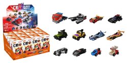 Transformers Blokees Plastic Model Kit Wheels 1:64 Blind Box Display (12)