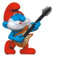 Die Schlümpfe PVC Figur Papa Schlumpf mit Gitarre...