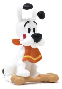 Asterix PVC Figur Idefix und sein Knochen 5 cm