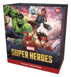 Magic the Gathering Marvel Super Heroes Prerelease Packs Umkarton (15) französisch