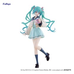Hatsune Miku Sweet School Life PVC Figur Pure Version 18 cm