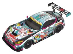 Hatsune Miku GT Project Fahrzeug 1/64 Good Smile Hatsune Miku AMG 2016 Super GT Ver. 7 cm