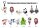 The Nightmare Before Christmas 3D PVC-Taschenanhänger Serie 11 Blind Bag Display (24)