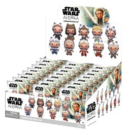 Star Wars Ahsoka 3D PVC-Taschenanhänger Serie 1 Blind Bag Display (24)