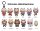 Star Wars Ahsoka 3D PVC-Taschenanhänger Serie 1 Blind Bag Display (24)
