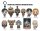 Army of Darkness 3D PVC-Taschenanhänger Serie 1 Blind Bag Display (24)