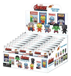 Marvel 3D PVC-Taschenanhänger Serie 1 Avengers 60th Comic Covers Blind Bag Display (24)