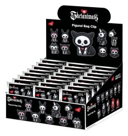 Skelanimals 3D PVC-Taschenanhänger Serie 1 Blind Bag Display (24)