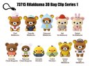Rilakkuma 3D PVC-Taschenanhänger Serie 1 Blind Bag Display (24)