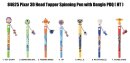 Pixar 3D Head Topper Drehkugelschreiber Display (12)