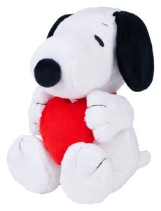 Peanuts Plüschfigur Snoopy Sitting with Heart 25 cm