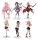 Fate/kaleid liner Prisma Illya CHILLfigg Minifiguren Blind Box Sortiment (6)
