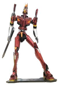 Evangelion Metallic Nano Plastic Model Kit Unit 02 17 cm